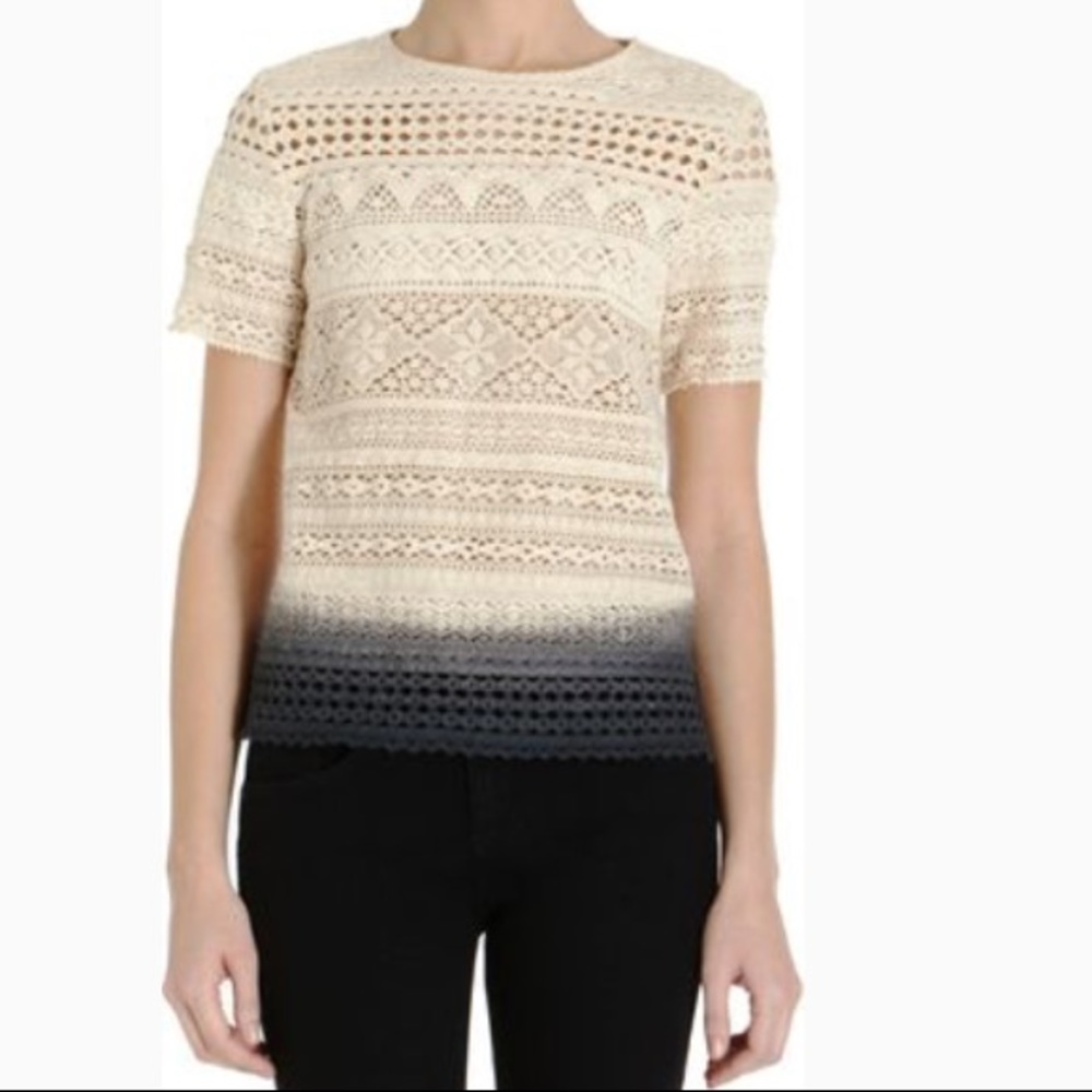 Girl by Band of Outsiders crochet blouse